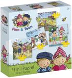 Fien & Teun - 4 In 1 Puzzel | Bambolino Toys - Puzzels, Kinderen en Baby's, Speelgoed | Kinderpuzzels, Nieuw, Verzenden