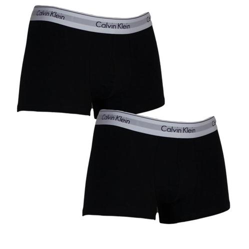 Calvin Klein Boxer Brief Modern Cotton Stretch Zwart 2Pack, Kleding | Heren, Ondergoed, Verzenden