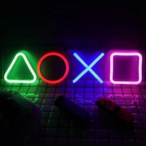 PlayStation Neon Sign!, Huis en Inrichting, Lampen | Wandlampen, Nieuw, Verzenden