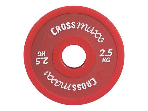 Crossmaxx Elite fractional plate l 2,5 kg l red, Sport en Fitness, Fitnessmaterialen, Nieuw, Verzenden