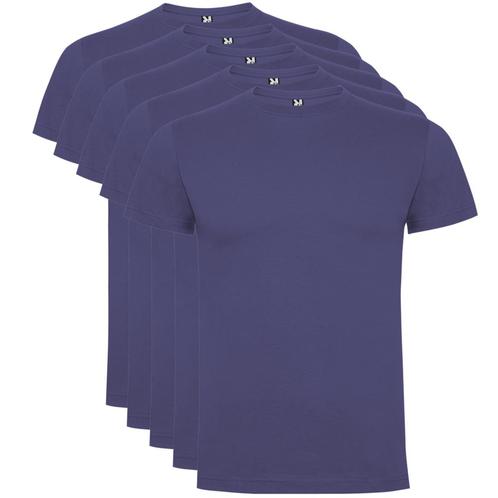 5 pack t-shirt Dogo Premium Denim Blauw, Kleding | Heren, T-shirts, Overige kleuren, Nieuw, Overige maten, Verzenden