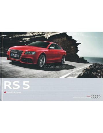 2010 AUDI RS5 COUPÉ HARDCOVER BROCHURE DUITS beschikbaar voor biedingen