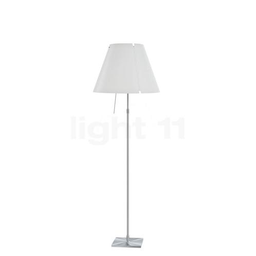 Luceplan Costanza Vloerlamp, lampenkap wit/frame aluminium -, Huis en Inrichting, Lampen | Vloerlampen, Nieuw, Verzenden