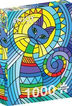 Ornamental Cat Puzzel (1000 stukjes) | Enjoy Puzzle -, Hobby en Vrije tijd, Denksport en Puzzels, Verzenden, Nieuw