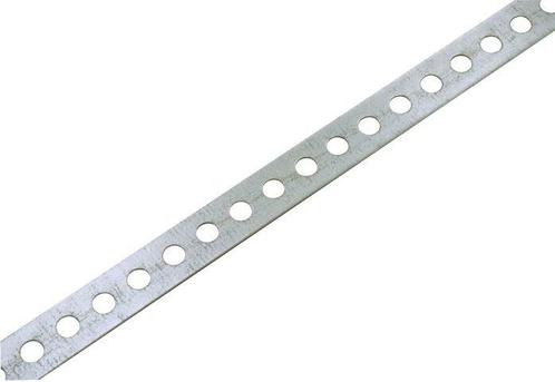 Bandijzer recht, geperforeerd, verzinkt 12 x 0.7 mm (10 m), Doe-het-zelf en Verbouw, Hang- en Sluitwerk, Nieuw, Ophalen of Verzenden