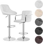 Barkrukken set van 2 - Barstoel met rugleuning - Barkruk - B, Huis en Inrichting, Verzenden, Zo goed als nieuw