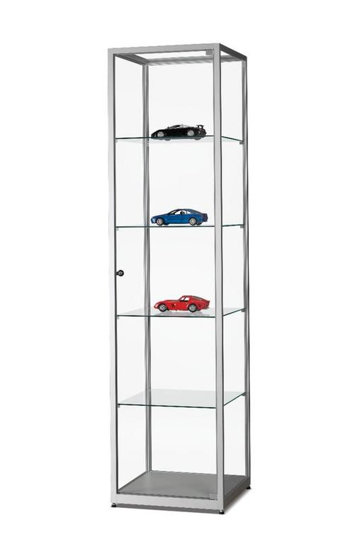 Basic vitrinekast WMS H500-Zilver, Zakelijke goederen, Kantoor en Winkelinrichting | Kantoormeubilair en Inrichting
