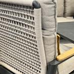 Alzano 3-zitsbank zand rope aluminium antraciet, Ophalen of Verzenden, Nieuw