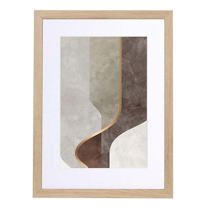 Wissellijst Hout Eiken Breed 60x70 cm, Huis en Inrichting, Woonaccessoires | Lijsten