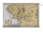 Niue. 2 Dollars 2021 Lord of the Rings™ Middle Earth™ Map,