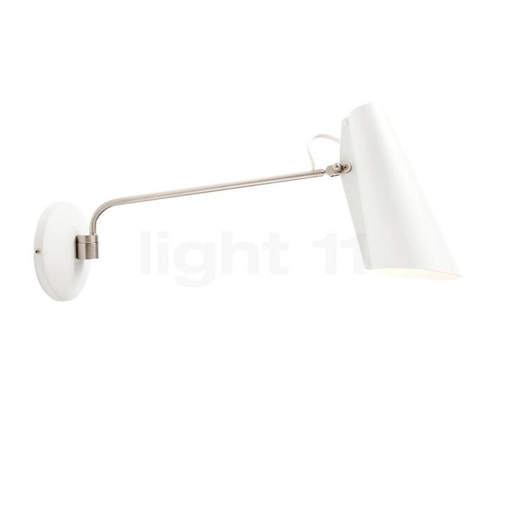Northern Birdy Swing Wandlamp, wit/staal (Wandlampen), Huis en Inrichting, Lampen | Wandlampen, Nieuw, Verzenden