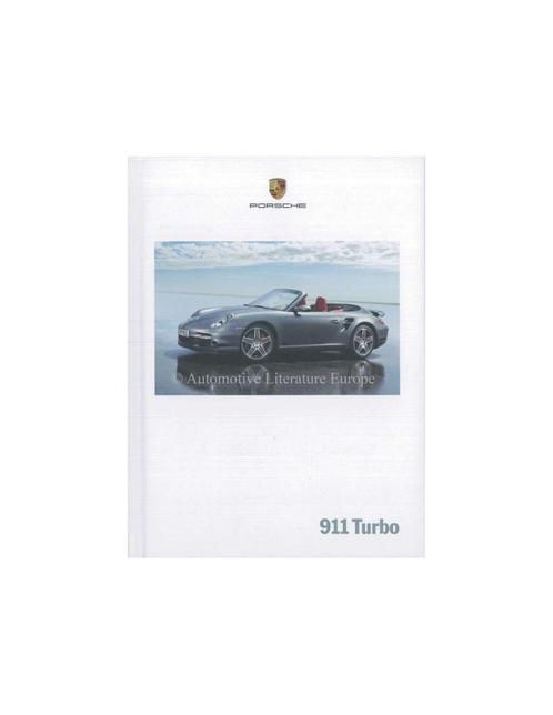 2009 PORSCHE 911 TURBO HARDCOVER BROCHURE NEDERLANDS, Boeken, Auto's | Folders en Tijdschriften, Porsche