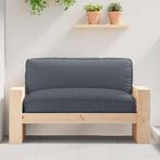 vidaXL Palletkussen voor zitting Antraciet 120 x 80 x 12 cm, Huis en Inrichting, Woonaccessoires | Kussens, Verzenden, Nieuw