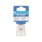 Silverline Zeskantige metrische dop - 22 mm - chroom vana..., Ophalen of Verzenden, Nieuw