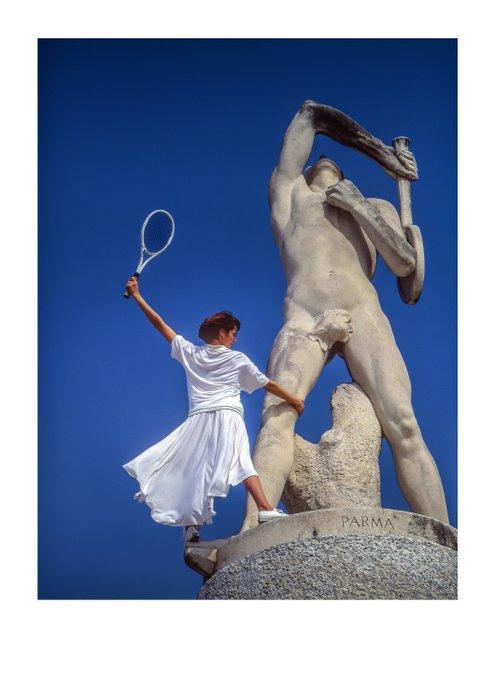 Franco Turcati - Cieli blu – Foro Italico, 1990_2, Antiek en Kunst, Kunst | Designobjecten