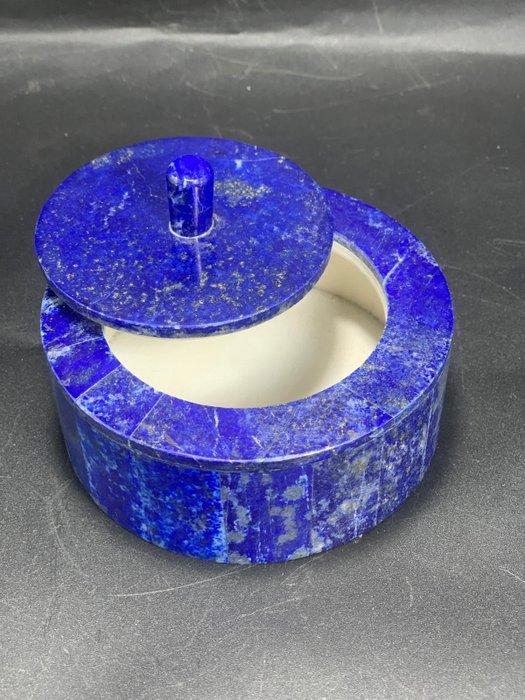 Sieradendoos - Lapis Lazuli - Mozaïek op marmer, Verzamelen, Mineralen en Fossielen