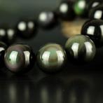 Regenboogobsidiaan - Hoge kwaliteit - Uniek stuk - Breedte: