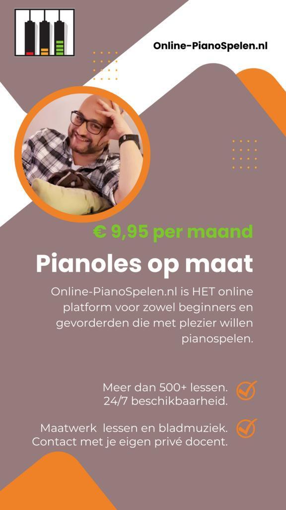 Pianolessen en bladmuziek op maat!, Diensten en Vakmensen, Muziekles en Zangles, Toetsinstrumenten