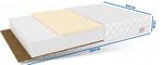 Koudschuim Matras 80x180 | Kokos Ventilatie | Nieuw | Sch..., Eenpersoons, Nieuw, 80 cm, Matras
