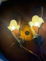 Massive - Plafondlamp (2) - Glas-in-lood - Art deco hanglamp, Antiek en Kunst