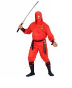 Rode draak ninja pak volwassen, Hobby en Vrije tijd, Nieuw, Ophalen of Verzenden