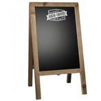 Krijtstoepbord Steigerhout 46x80 Cm stoepbord, Etalage, Verzenden, Nieuw in verpakking