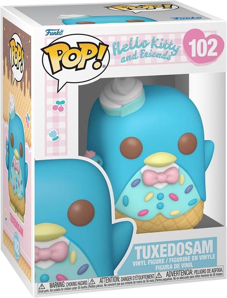 Funko Pop! - Hello Kitty Tuxedosam with Ice Cream #102 |, Verzamelen, Poppetjes en Figuurtjes, Nieuw, Verzenden