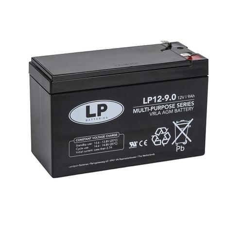 Landport (LP) VRLA-LP accu 12 volt 9 ah LP12-9, Computers en Software, Noodvoedingen (UPS), Nieuw, Ophalen of Verzenden