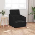 vidaXL Slaapbank Zwart 65 x 80 x 83 cm Fluweel, Huis en Inrichting, Banken | Bankstellen, Verzenden, Nieuw, Stof, Minder dan 150 cm