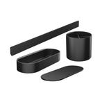 Bundelset Badkamer HansGrohe WallStoris Mat Zwart, Ophalen of Verzenden, Nieuw, Bad