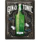 Gin & Tonic reclamebord, Verzamelen, Verzenden, Nieuw
