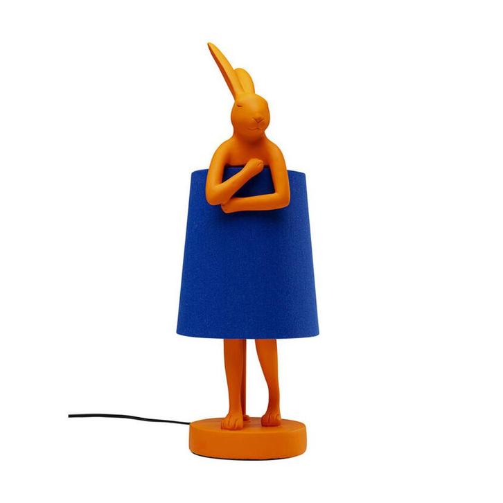*WOONWINKEL* Kare Design Rabbit Orange/Blue Tafellamp Konijn, Huis en Inrichting, Lampen | Tafellampen, Nieuw, Verzenden