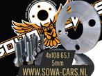 Spacers 5mm Citroen Peugeot 4x108 65.1 Spoorverbreders, Auto diversen, Tuning en Styling, Ophalen of Verzenden