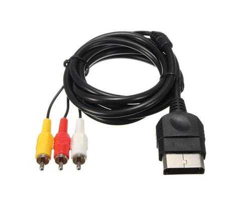 Xbox Classic Console TV-kabel (AV-kabel - Rood/geel/wit, Spelcomputers en Games, Spelcomputers | Xbox | Accessoires, Zo goed als nieuw