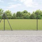 vidaXL Afrasteringspaal Grijs 10 x 1,2 m (16 x 16 mm gaas), Tuin en Terras, Verzenden, Nieuw, IJzer
