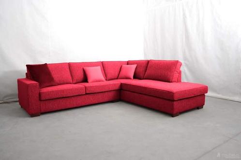 Hoekbank Frederiksoord - hoekbanken - Rood, Huis en Inrichting, Banken | Sofa's en Chaises Longues, Nieuw, Stof