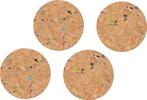 HEMA Onderzetters Ø 9.5 cm kurk recycled terrazzo - 4 stuks, Huis en Inrichting, Woonaccessoires | Onderzetters, Verzenden, Nieuw