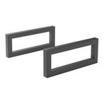 Ophangbeugel set van 2 Hawangen 45x20 cm zwart [en.casa], Verzenden, Nieuw