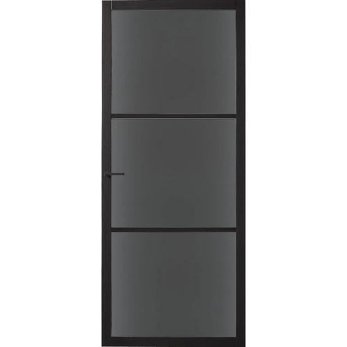 Skantrae binnendeur SSL 4003 88x231,5 (Stomp, Rookglas), Doe-het-zelf en Verbouw, Deuren en Horren, Nieuw, Glas, Hout, Binnendeur