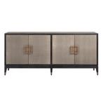 Dressoir Bloomingville 4-deuren shagreen (Goud)
