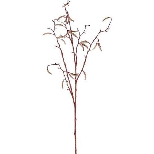 Bruine Betula pendula/berkenkatjes kunsttak 66 cm - Overig.., Huis en Inrichting, Kamerplanten, Ophalen of Verzenden