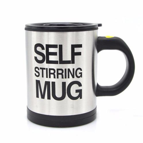 Zelfroerende koffiebeker – 400 ml, Huis en Inrichting, Woonaccessoires | Overige, Nieuw, Ophalen of Verzenden
