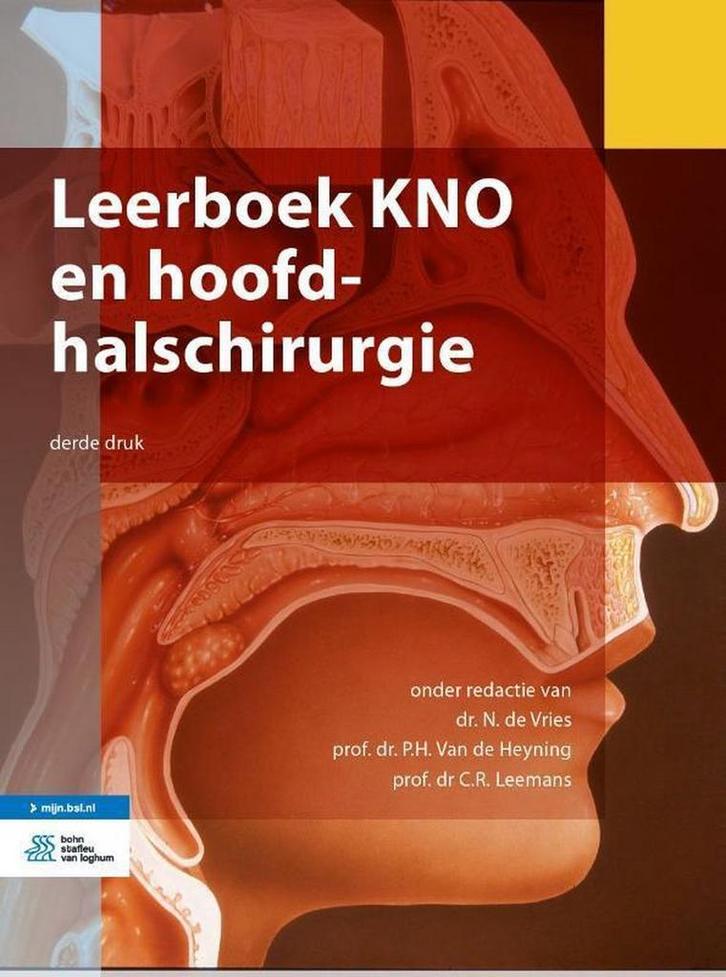 9789036820943 Leerboek KNO en Hoofd-Halschirurgie, Boeken, Schoolboeken, Zo goed als nieuw, Verzenden