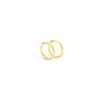 925 zilveren geel goud vergulde piercing ringetjes 6 mm, Verzenden, Nieuw, Zilver