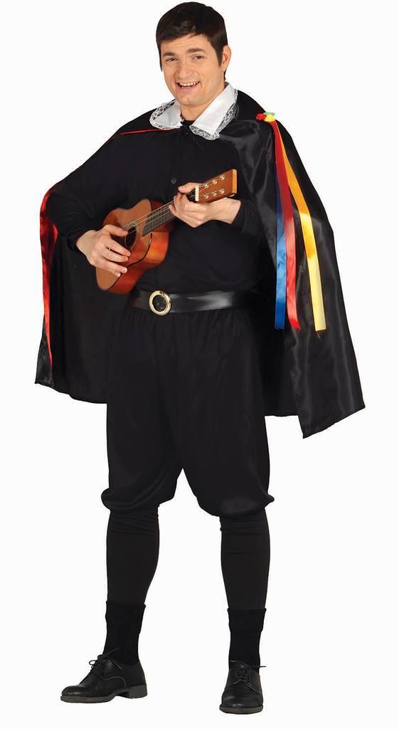 Spaanse Zanger Kostuum Heren, Kleding | Heren, Carnavalskleding en Feestkleding, Nieuw, Verzenden