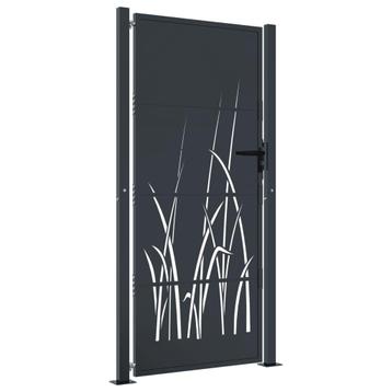 Tuinpoort 105x180cm Antraciet | Retourdeal OP = OP beschikbaar voor biedingen