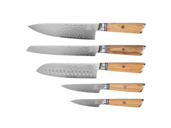 Veiling - Messerhai 5dlg Messenset Damascus 67L Oribu, Huis en Inrichting, Keuken | Keukenbenodigdheden