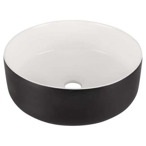 Waskom Differnz Mira 12x36 cm Zwart/Wit, Doe-het-zelf en Verbouw, Sanitair, Overige typen, Nieuw, Ophalen of Verzenden