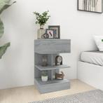 vidaXL Nachtkastjes 2 st 40x35x65 cm bewerkt hout grijs, Huis en Inrichting, Slaapkamer | Nachtkastjes, Minder dan 45 cm, Verzenden