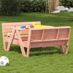 vidaXL Picknicktafel voor kinderen 88x122x58 cm massief, Tuin en Terras, Verzenden, Nieuw